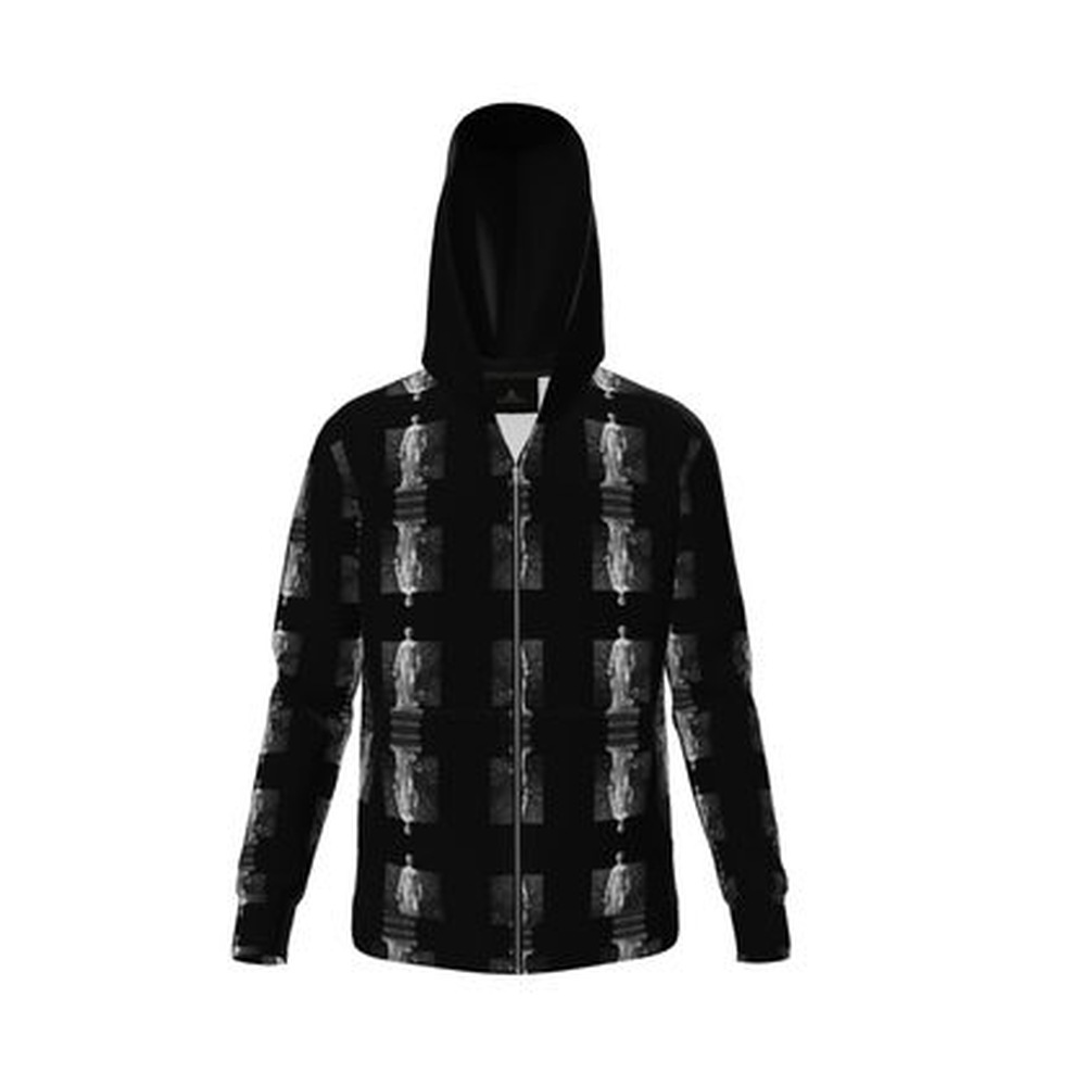 Felicéa x Goddess Athena Black Zip Hoodie